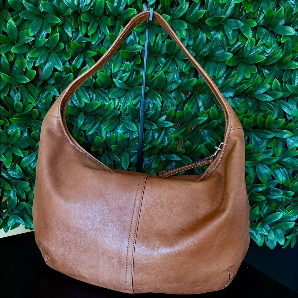 Coach 9228 Tan Leather Hobo Bag